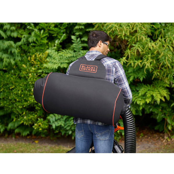 Електричний садовий пилосос BLACK+DECKER BEBLV301