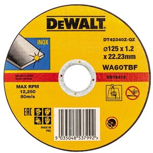 Круг відрізний DeWALT DT42340Z