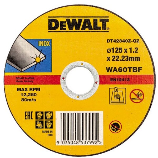 Круг отрезной DeWALT DT42340Z