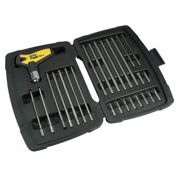 Викрутка - набір FatMax з Т- образним руків’ям з заскочковим механізмом і набором біт STANLEY 0-79-153