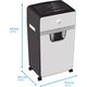 Знищувач документів HP OneShred 24CC, A4, 80g х 24 листів, 4*35, 30 л