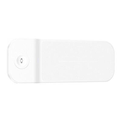 Безпровідний зарядний пристрій Hoco CQ5 3 in 1, White