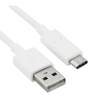 КабельUSB AM-Type-C M, 1.0м, білий