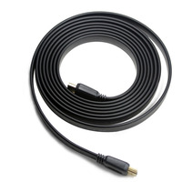 Кабель HDMI M - M, 3.0 м, V1.4, 4K 60Hz, плаский, ПП