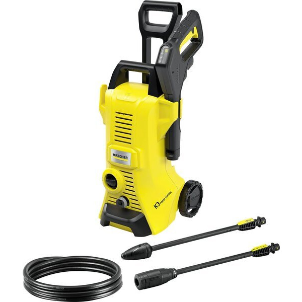 Мінімийка високого тиску Karcher K3 Power Control, 1600Вт, 120бар, 380л/год, шланг 7м, 4.38кг