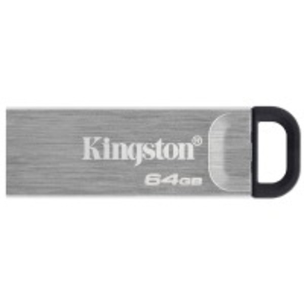 USB-Флешка USB 3.2 64GB Kingston DataTraveler Kyson Silver/Black (DTKN/64GB)