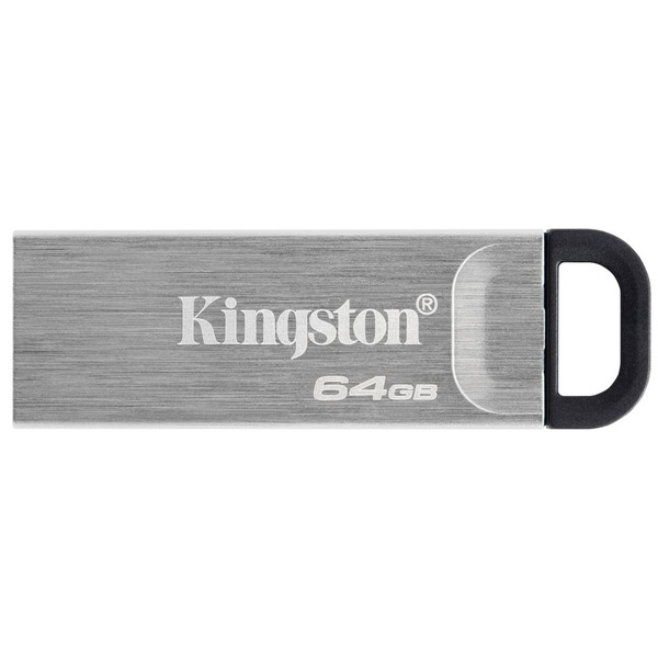 USB-Флешка USB 3.2 64GB Kingston DataTraveler Kyson Silver/Black (DTKN/64GB)