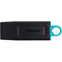 Флеш-накопитель USB3.2 64GB Kingston DataTraveler Exodia Black/Teal (DTX/64GB)