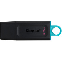 Флеш-накопичувач USB3.2 64GB Kingston DataTraveler Exodia Black/Teal (DTX/64GB)
