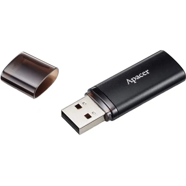 USB-Флешка USB 3.2 64GB Apacer AH25B Black (AP64GAH25BB-1)