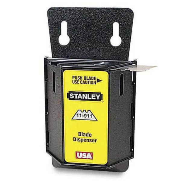 Леза запасні для опоряджувальних робіт, трапецевідние 1991 з отворами, довжиною 50 мм, шириною 19 мм, товщиною 0.45 мм, 5 штук STANLEY 0-11-911