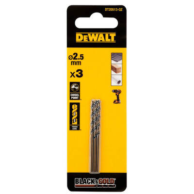 Сверло по металлу Black & Gold DeWALT DT20513