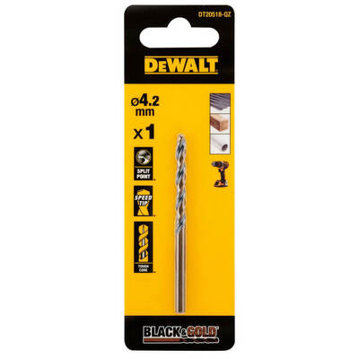 Сверло по металлу Black & Gold DeWALT DT20518