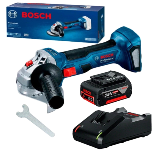 Акумуляторна кутова шліфувальна машина Bosch Professional GWS 180-LI (06019H9025)