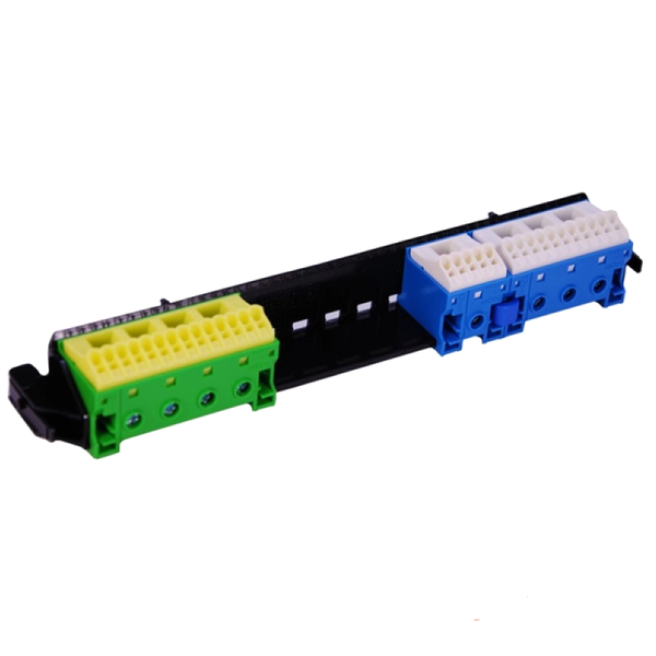 Блок самозатискних клем Hager 20N + 18PE (VZ405N)