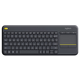 Клавиатура беспроводная Logitech K400 Plus Black (920-007145)