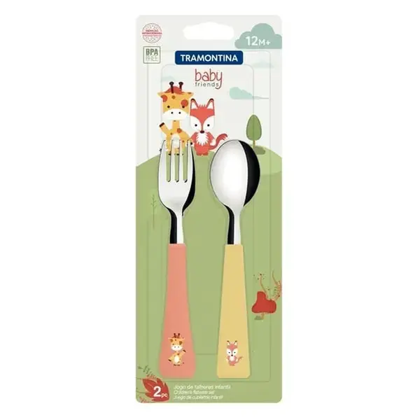 Дитячий набір столових приборів Tramontina Baby Friends, 2 предмети
