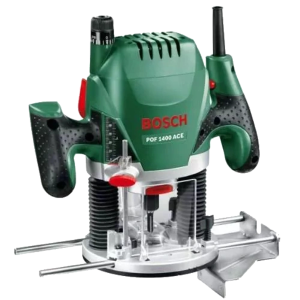 Фрезер Bosch POF 1400 ACE, Constant Electronic, 1400 Вт, пазова фреза 8мм, перехідник до пилососу, валіза (060326C820)