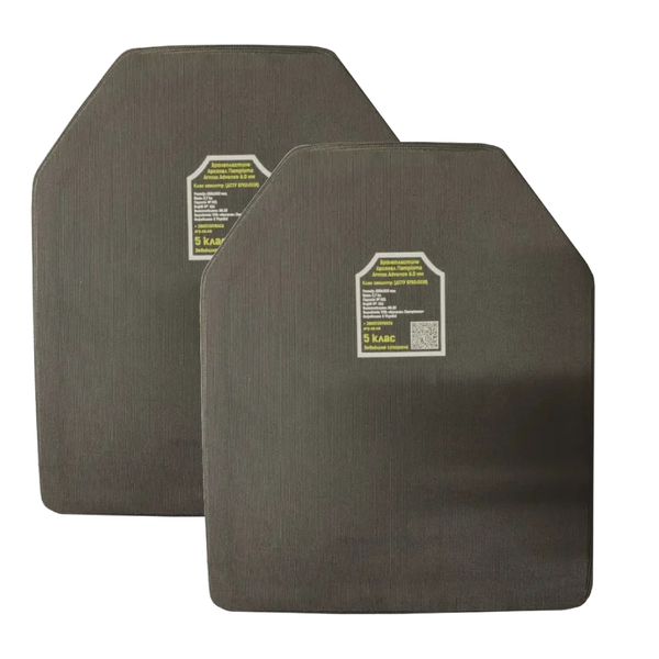 Комплект бронепластин 5 класс Стандарт (комплект 2шт.)