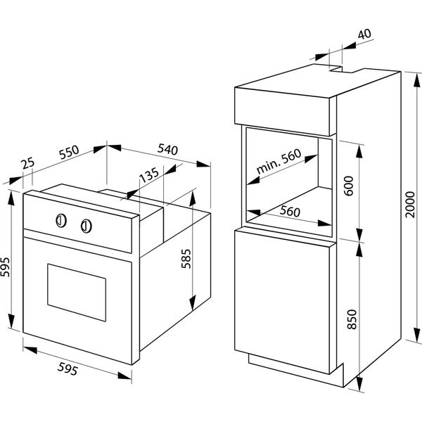 Вбуд. духовка HANSA BOEI68481