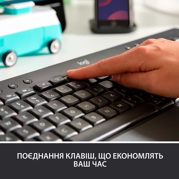 Клавiатура Logitech Signature K650 US Graphite USB 920-010945