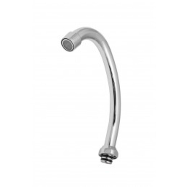 Вилив (гусак) кухонного змішувача круглий 220 мм нержавіюча сталь