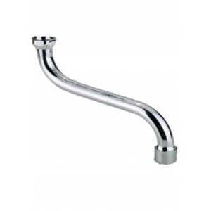 Вилив (гусак) кухонного змішувача від стіни 250 мм (нержавіюча сталь) круглий