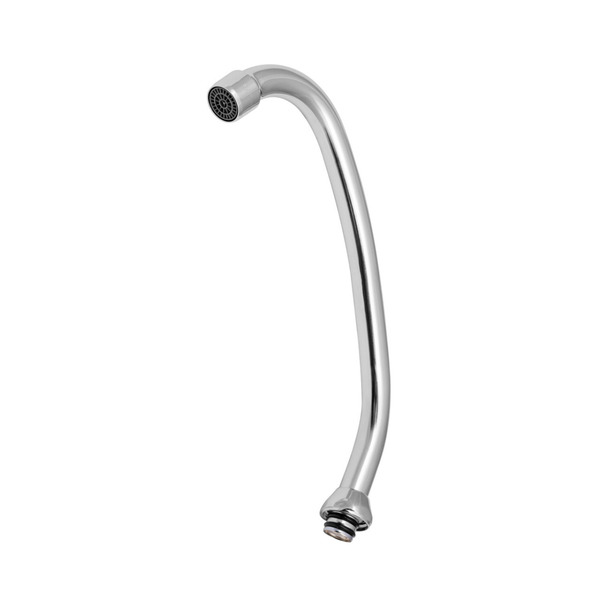 Вилив (гусак) кухонного змішувача 271(нержавіюча сталь) 280мм круглий