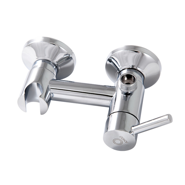 Змішувач для біде настінний Ango LT 012101 врізний з тримачем для лійки 10 см хром латун