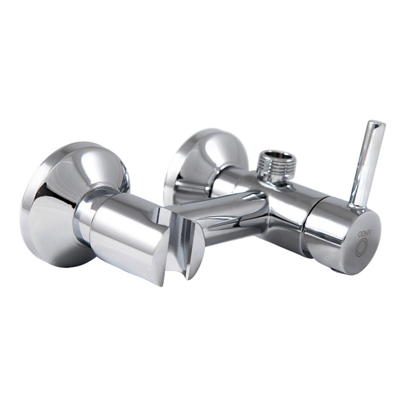 Змішувач для біде настінний Ango LT 012101 врізний з тримачем для лійки 10 см хром латун