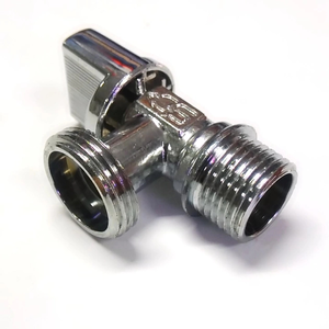 Кран прохідний 1/2''х3/4''х1/2'' кульовий (приладовий) АNGO 808 (лівосторонній)