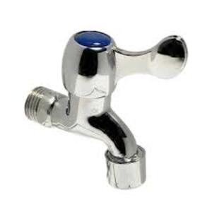 Кран 1/2", (зливний) хромований, прапорцевий з аератором АВ 521 Valve J.G.