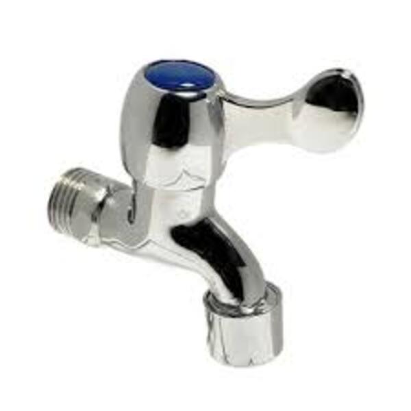 Кран 1/2", (зливний) хромований, прапорцевий з аератором АВ 521 Valve J.G.