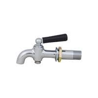 Кран пробковий 1/2 латунний хромований 008Valve J.G.