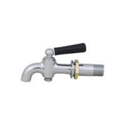Кран пробковий 1/2 латунний хромований 008Valve J.G.