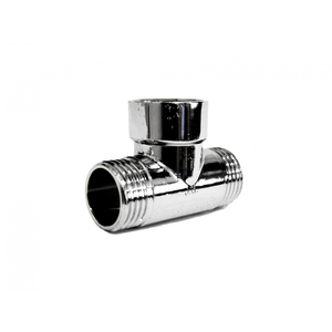 Трійник 1/2нвн хромований Valve J.G.