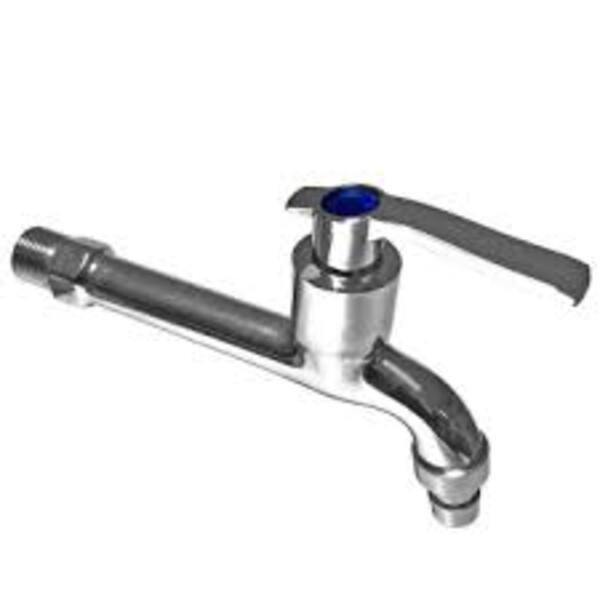 Кран зливний (садовий), 1/2 хром метал, (8008-S 035)