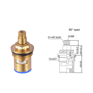 Гранбукс/кранбукс 1/2 кераміка, 20 шліців, ANGO PREMIUM