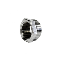Футорка (редукція) 3/4н * М22вн. крок 1,5 хромований(блискучий) Valve J.G.