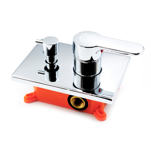 Змішувач прихованого монтажу, латунь, YWYL-10 (квадрат), 3 режими (85 * 75 * 170)