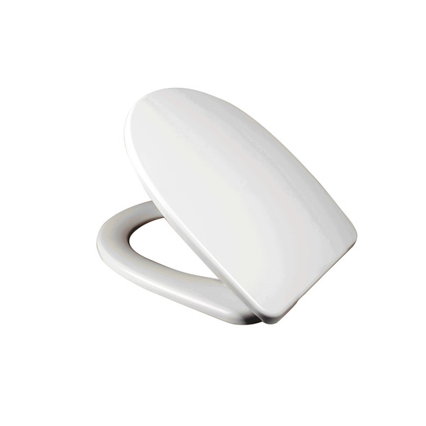 Кришка для унітазу біла СУ 79 (поліпропілен) металеве кріплення