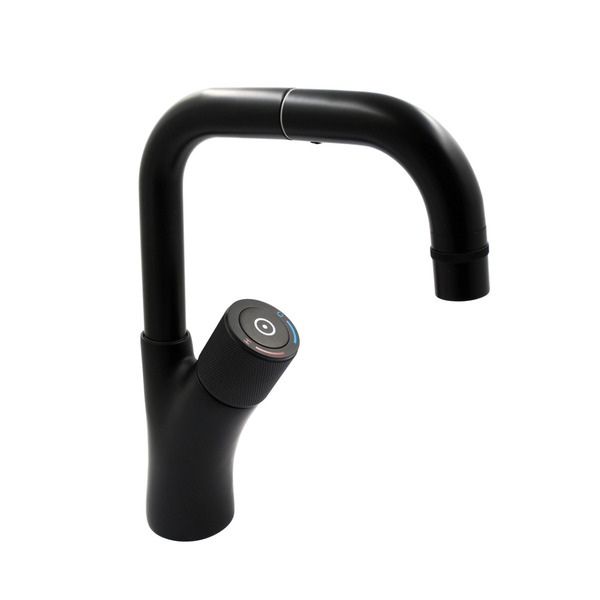 Змішувач для кухні та умивальника чорний MURENES A-3397