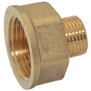 Перехід 1/2в*М10*1нар, латунь