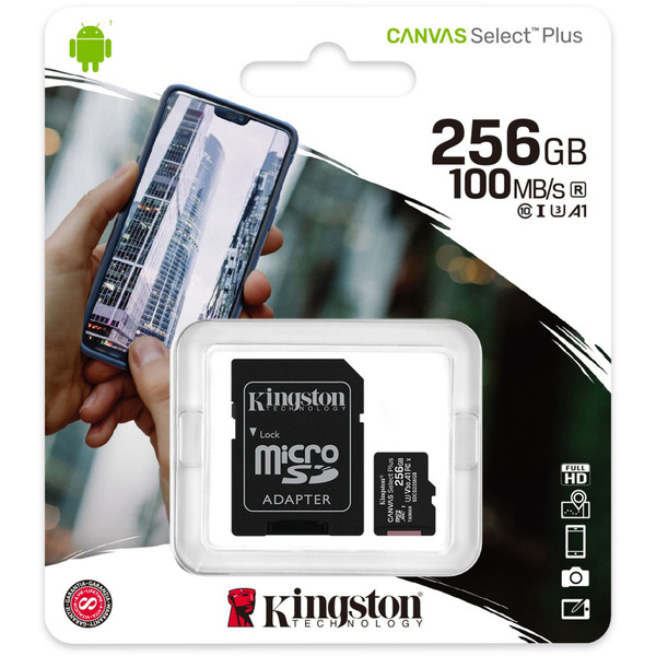 Картка пам'яті Kingston Canvas Select Plus SDCS2/256GB#