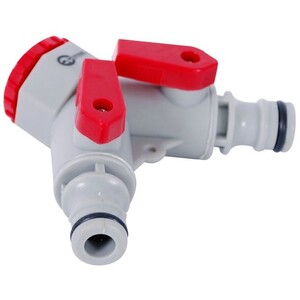 Розподілювач 2-канальний з регулюванням кожного каналу 1/2" із внутрішньою різьбою на вході 1/2"; 3/4" INTERTOOL GE-2003