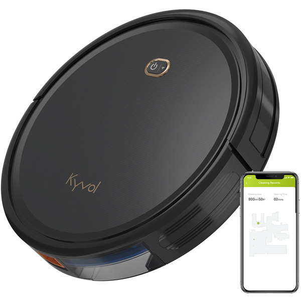 Робот пилосос Kyvol Cybovac D2 Random/2600 mA/1200 pa/Google Assistant, Amazon Alexa\Black