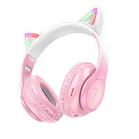 Навушники Hoco W42 Cat Ear Pink