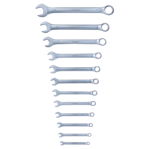 Ключі ріжково-накидні 12шт 6-22мм CrV SIGMA (6010121)