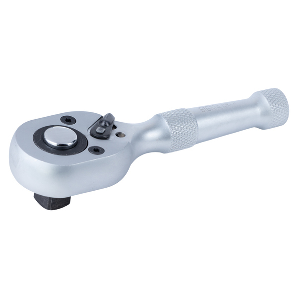 Ключ-тріскачка укорочена з металевою ручкою 1/2 140мм 45T CrV SIGMA (6050231)