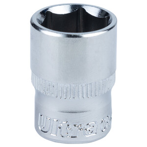 Насадка шестигранна коротка 1/4" 13мм CrV ULTRA (6060132)